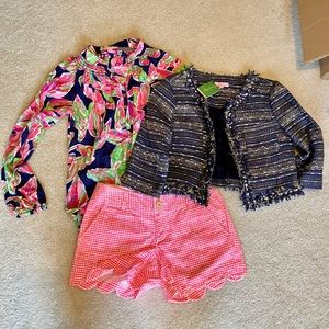 BUNDLE Lilly Pulitzer outfit NWT XS 0